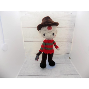 Crochet Freddie K Doll / Horror Amigurumi‎ Doll / Horror Doll